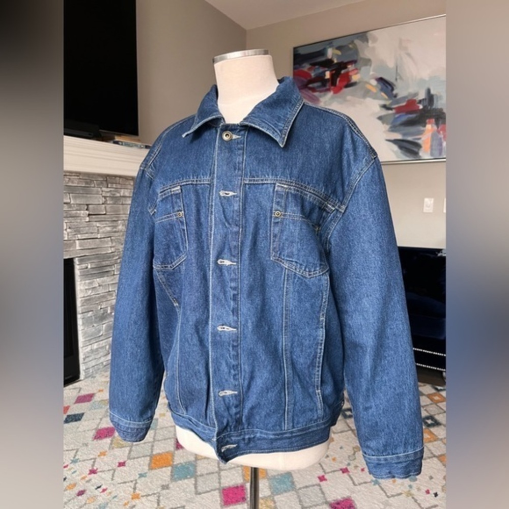 Amanati Blue Denim Unisex Jacket Size M